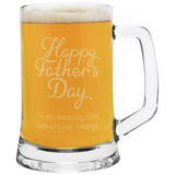 Argos Personalised Happy Father's Day Pint Glass, 1 Pint (473ml)- Buy online at McGrocer