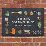 Argos Personalised Message Gardening Metal Sign- Buy online at McGrocer