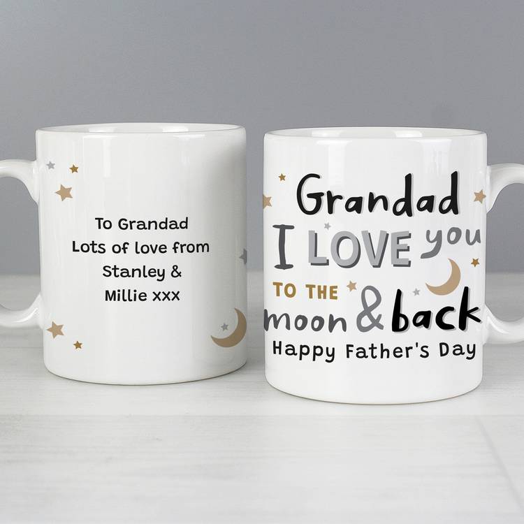 Personalised To The Moon Mug ceramic 312ml, UK version