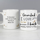 Personalised To The Moon Mug ceramic 312ml, UK version