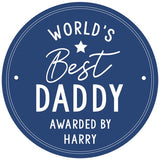 Personalised blue plaque sign 19.7cm, imported from the UK