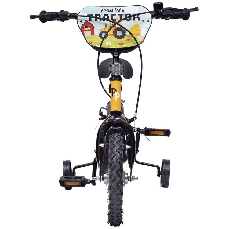 Pedal Pals tractor bike yellow 12 inch, UK version