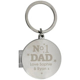 Argos Personalised Number One Dad Photo Keyring- Buy online at McGrocer