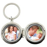 Personalised No.1 Dad photo keyring silver finish (British brand)