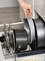 Next Joseph Joseph Grey DrawerStore Expanding Cookware Organiser- Buy online at McGrocer