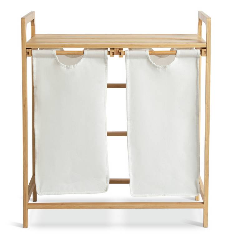 Habitat laundry hamper white 38 litre, UK version