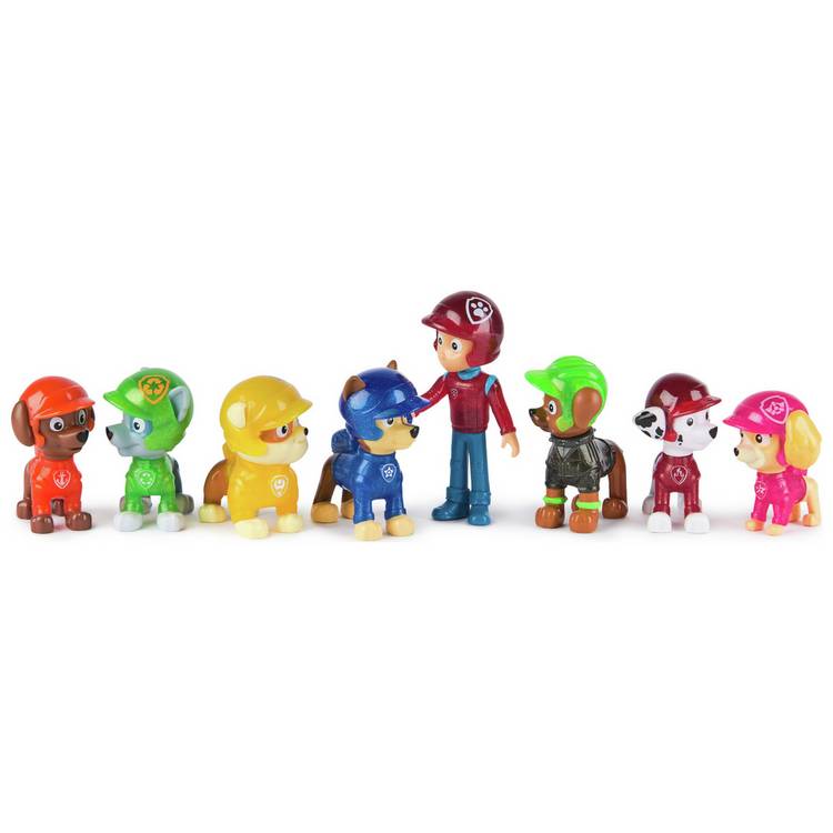 PAW Patrol Rescue Wheels Boomer gift pack 8 figures - British product