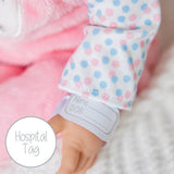 Tiny Treasures bunny baby doll set 44cm (British brand)