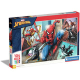 Clementoni Spider-Man Maxi jigsaw puzzle 104 pieces, imported from the UK
