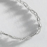 Revere sterling silver braided bracelet 19cm (British brand)