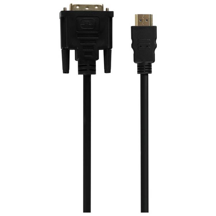 HDMI to DVI cable 1.8m black - British product