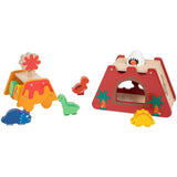 Chad Valley wooden dino shape sorter toy, imported from the UK