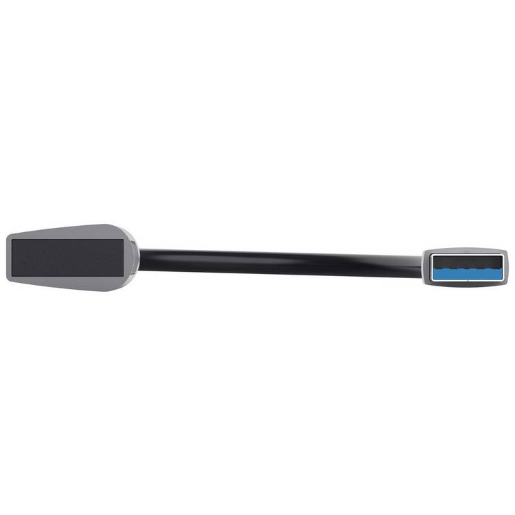 Trust Halyx 4 Port USB Hub aluminium - British product