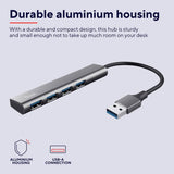 Trust Halyx 4 Port USB Hub aluminium - British product