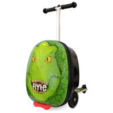 Argos Flyte Darwin The Dino Folding Scooter Kids Suitcase - Green- Buy online at McGrocer
