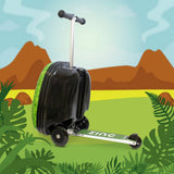 Flyte Darwin Dino scooter suitcase, imported from the UK