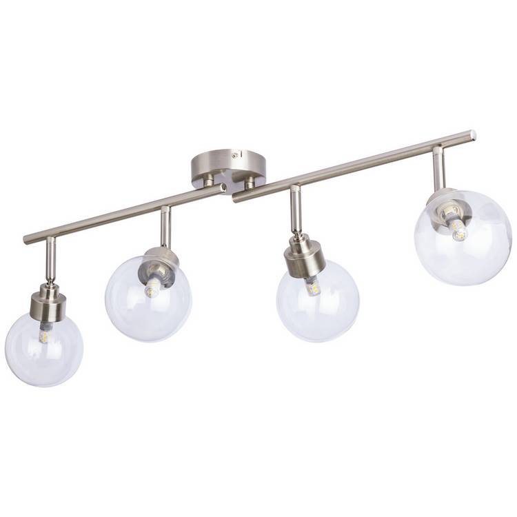Argos Home 4-light ceiling spotlight chrome (British brand)