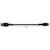 Type-C USB cable 1m black, UK version