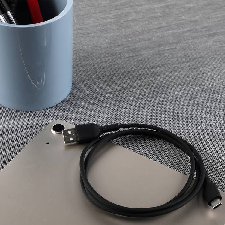 Type-C USB cable 1m black, UK version