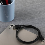 Type-C USB cable 1m black, UK version