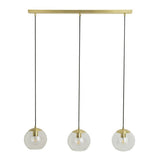 Habitat Coleman brass 3 light pendant light, UK version