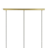 Habitat Coleman brass 3 light pendant light, UK version