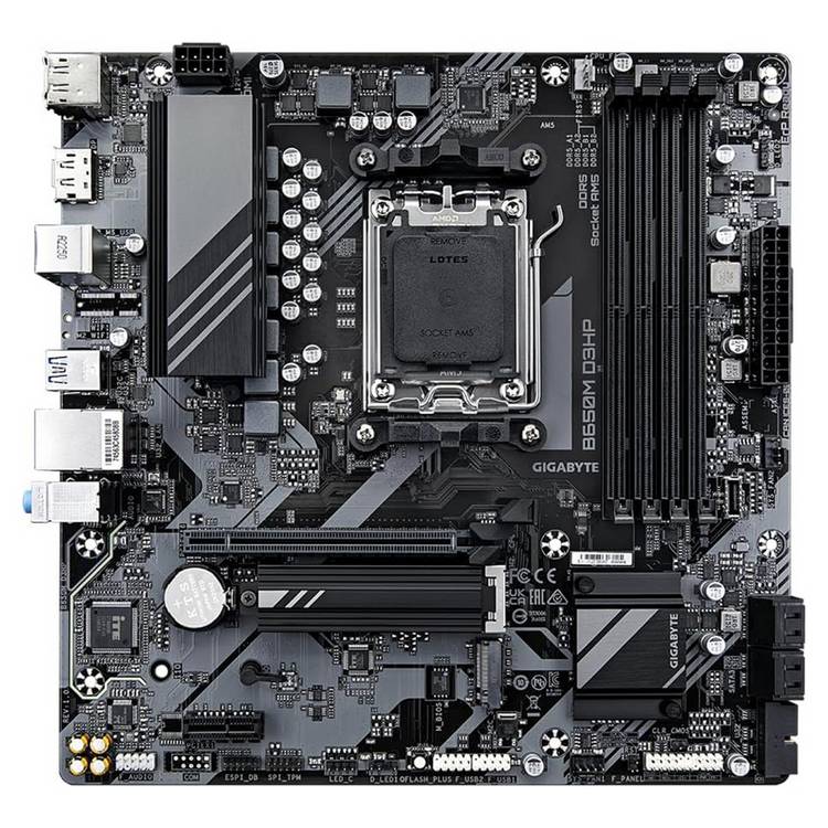 Gigabyte B650M D3HP AX Micro ATX motherboard - British product