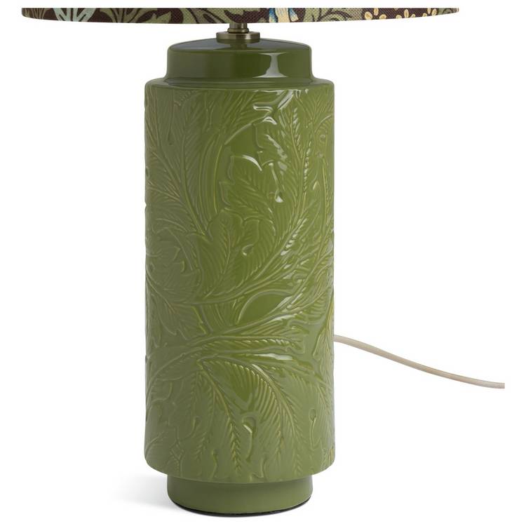 Habitat Blackthorn Green ceramic lamp - British product