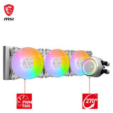 MSI white liquid CPU cooler 360mm, UK version