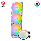 MSI white liquid CPU cooler 360mm, UK version