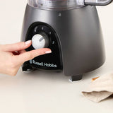 Russell Hobbs Desire Charcoal 2-in-1 food processor blender - British product