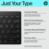 HP 350 compact Bluetooth keyboard black, imported from the UK
