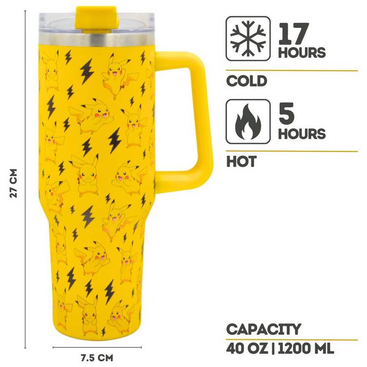 Hox Pokémon travel cup 1200ml yellow - British product