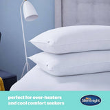 Silentnight Summer Breeze medium pillow 2 pack, imported from the UK