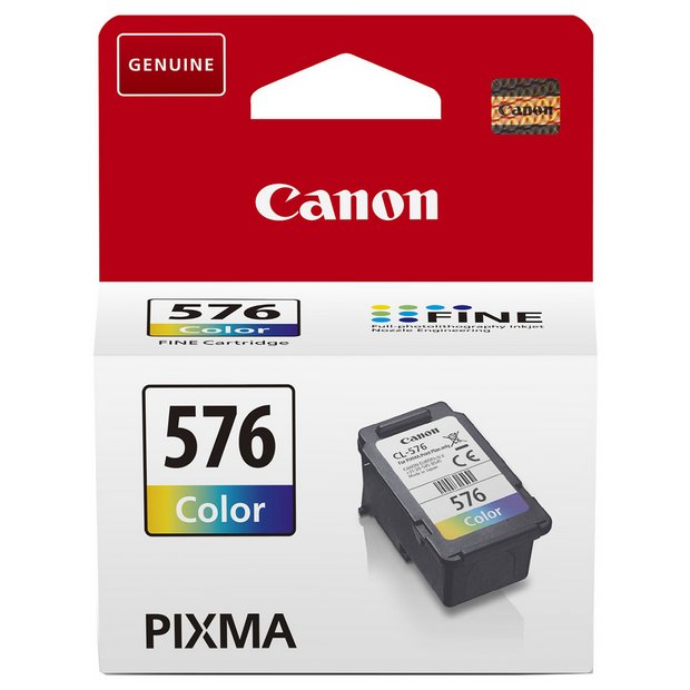 Canon CL-576 colour ink cartridge 6.2ml - British product