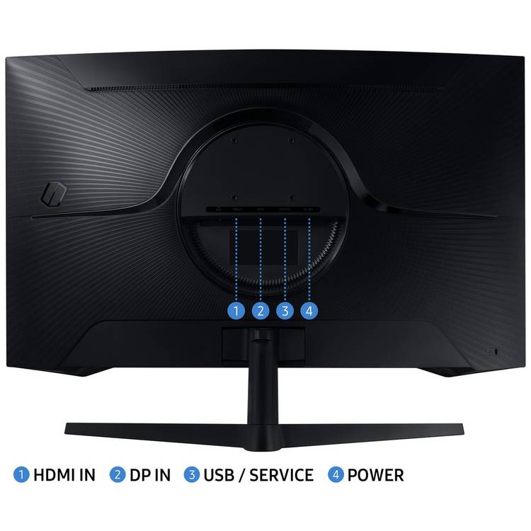 Samsung Odyssey G5 gaming monitor 32 inch, imported from the UK
