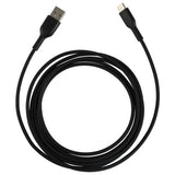 2m USB-C cable black for charging and data sync, imported from the UK