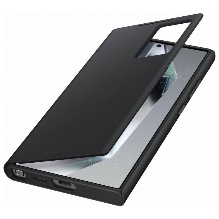 Samsung S24 Ultra View Wallet Folio Case Black (British brand)