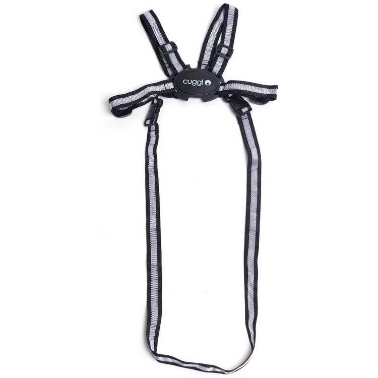 Cuggl black toddler harness - British product
