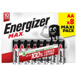 Argos Energizer Max Alkaline AA Batteries - Pack of 8- Buy online at McGrocer