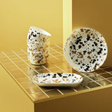 Habitat 60 Gold Edit porcelain cake plates set - British brand