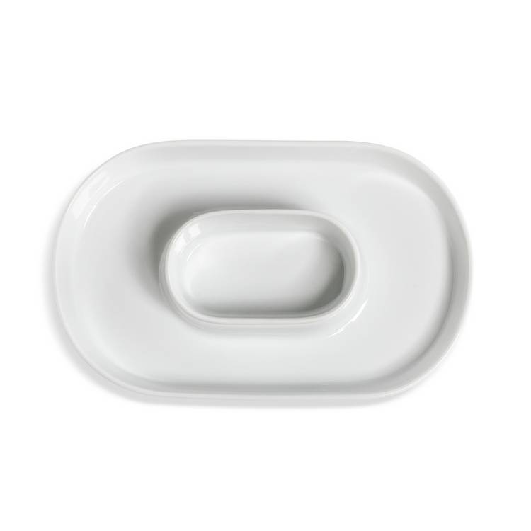 Sebastian Conran porcelain olive bowl white 20.9cm - British product