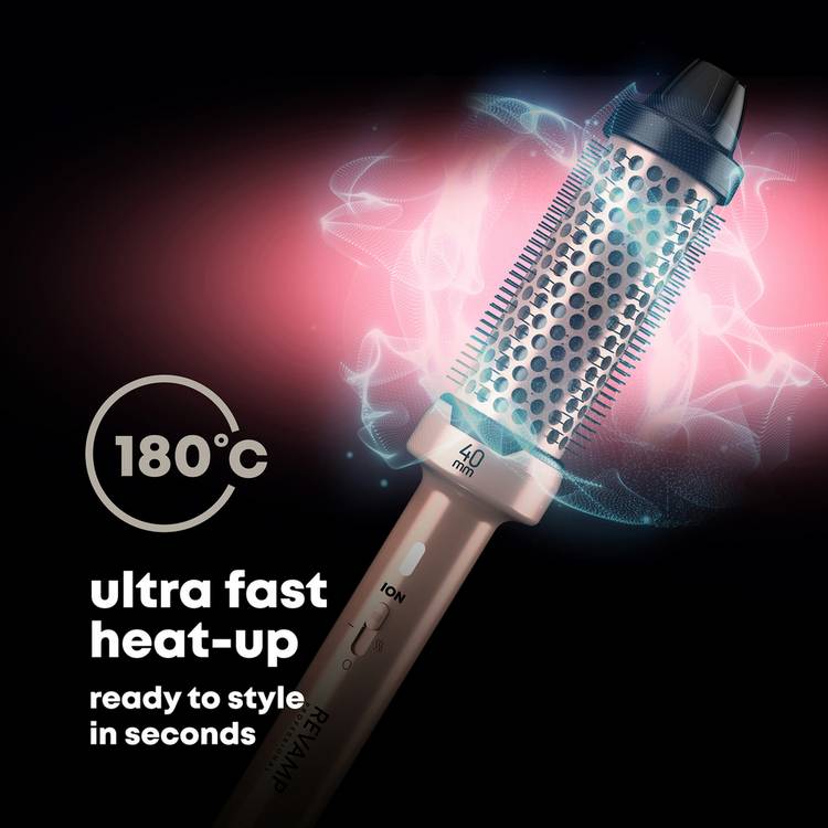 Revamp ceramic hot brush 40mm gold (British brand)