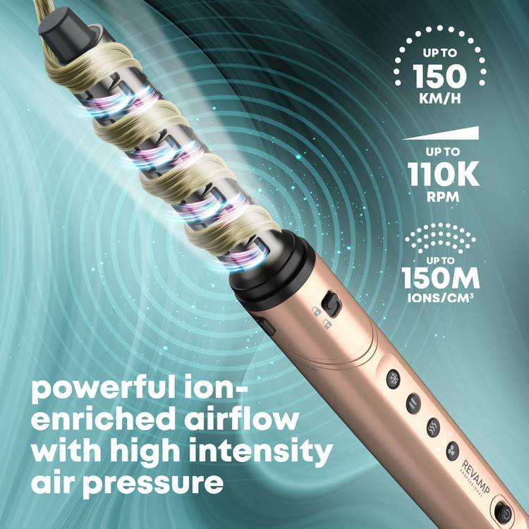 Revamp 7-in-1 air styler ionic pro blow dry, UK version