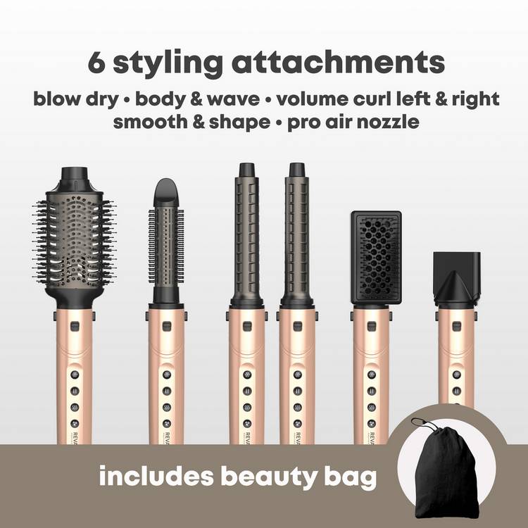 Revamp 7-in-1 air styler ionic pro blow dry, UK version