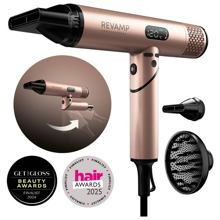 Revamp Dynamic Radiance X Shine hair dryer, UK version