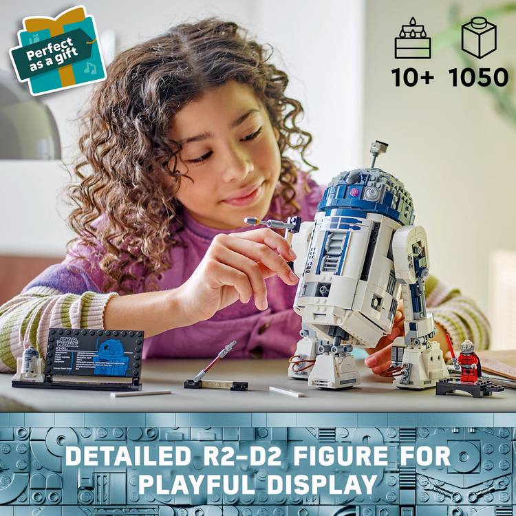 LEGO Star Wars building toy set R2-D2 droid figure 75379, imported from the UK