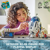 LEGO Star Wars building toy set R2-D2 droid figure 75379, imported from the UK