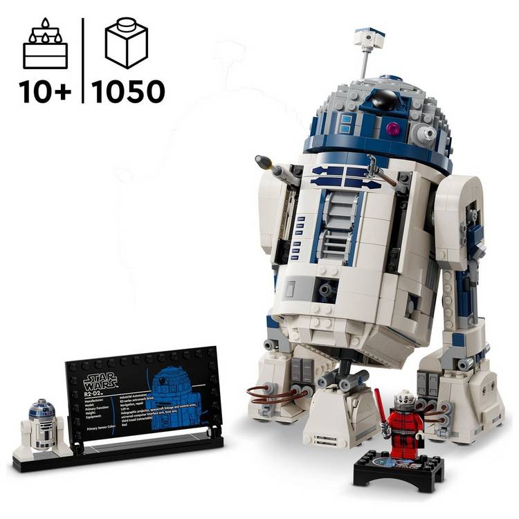 LEGO Star Wars building toy set R2-D2 droid figure 75379, imported from the UK
