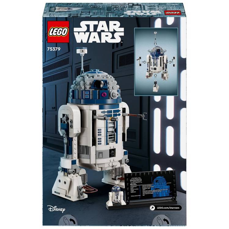 LEGO Star Wars building toy set R2-D2 droid figure 75379, imported from the UK